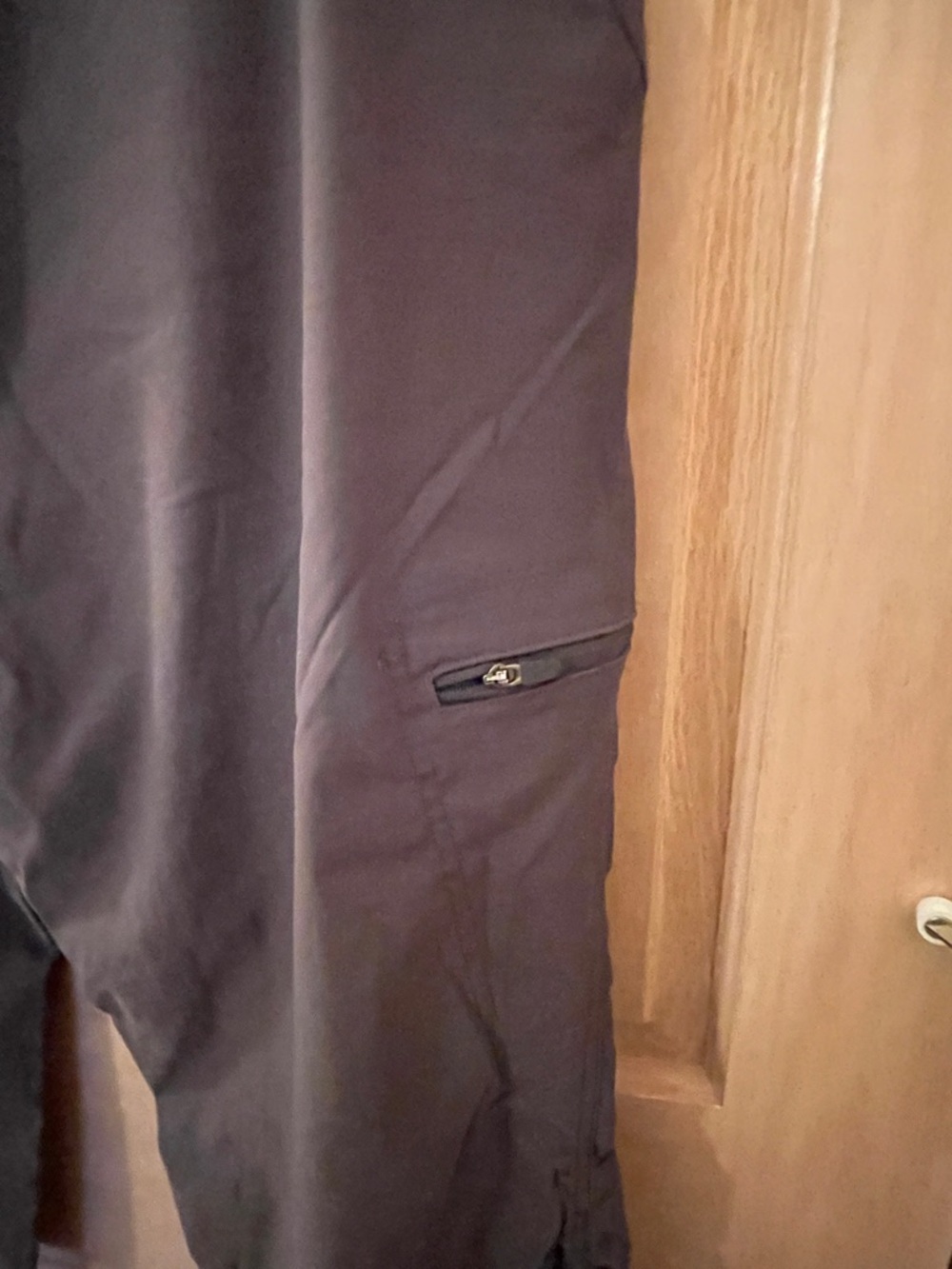 Eddie Bauer Dark Gray Women's Cargo Capris - Picture 6 of 8